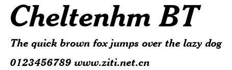 Cheltenhm BT.ttf字體轉換器圖片