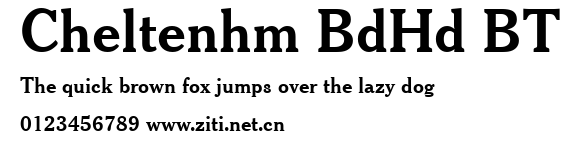 Cheltenhm BdHd BT.ttf字體轉換器圖片