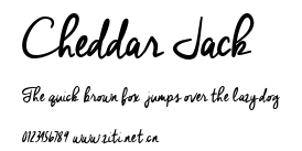 Cheddar Jack.ttf字體轉換器圖片