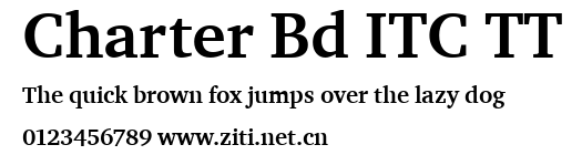 Charter Bd ITC TT.ttf字體轉換器圖片