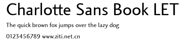 Charlotte Sans Book LET.ttf字體轉換器圖片