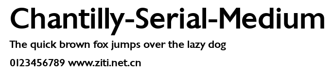 Chantilly-Serial-Medium.ttf字體轉換器圖片
