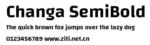 Changa SemiBold.ttf字體轉換器圖片