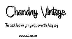 Chandry Vintage.ttf字體轉換器圖片
