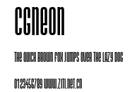 CgNeon.ttf字體轉換器圖片