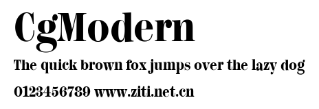 CgModern.ttf字體轉換器圖片