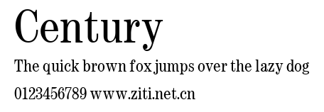 Century.ttf字體轉換器圖片
