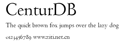 CenturDB.ttf字體轉換器圖片