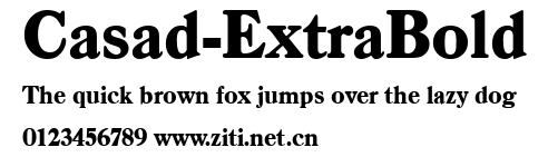 Casad-ExtraBold.ttf字體轉換器圖片