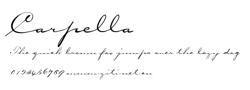 Carpella.ttf字體轉換器圖片