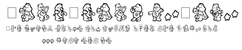 CareBearsbyIacy.ttf字體轉換器圖片
