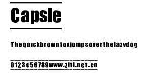 Capsle.ttf字體轉換器圖片