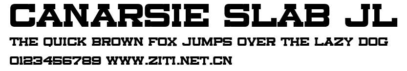 Canarsie Slab JL.ttf