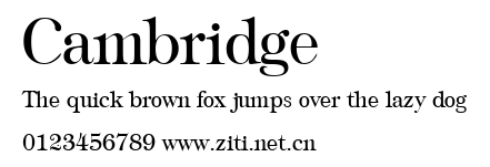 Cambridge.ttf字體轉換器圖片