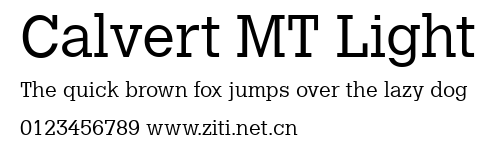 Calvert MT Light.ttf字體轉換器圖片
