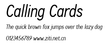Calling Cards.ttf字體轉換器圖片