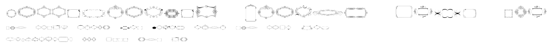 Calligraphic Frames Soft Two.ttf字體轉換器圖片