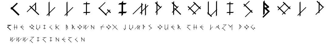 CalligImprovis-Bold.ttf字體轉換器圖片