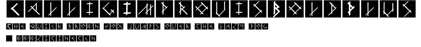 CalligImprovis-BoldPlus.ttf字體轉換器圖片