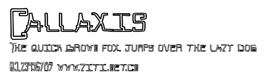Callaxis.ttf字體轉換器圖片