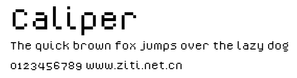 Caliper.ttf字體轉換器圖片