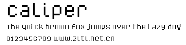Caliper.ttf字體轉換器圖片