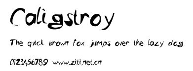 Caligstroy.ttf字體轉換器圖片