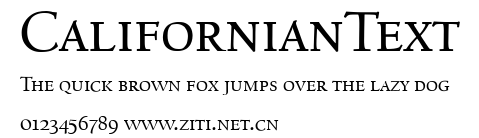 CalifornianText.ttf字體轉換器圖片