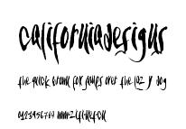 CaliforniaDesigns.ttf字體轉換器圖片
