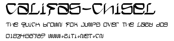Califas-Chisel.otf字體轉換器圖片