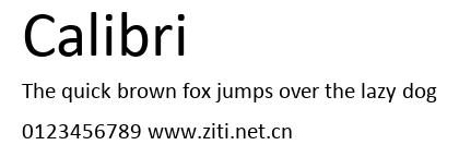 Calibri.ttf字體轉換器圖片