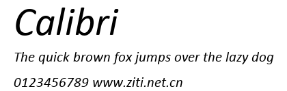 Calibri.ttf字體轉換器圖片