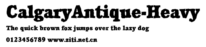 CalgaryAntique-Heavy.ttf字體轉換器圖片
