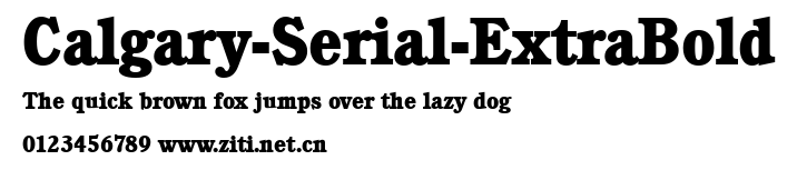 Calgary-Serial-ExtraBold.ttf字體轉換器圖片