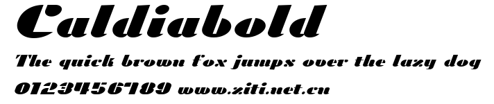 Caldiabold.ttf字體轉換器圖片