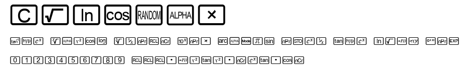 CalcHux.ttf字體轉換器圖片