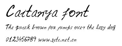 Caitanya font.ttf字體轉換器圖片