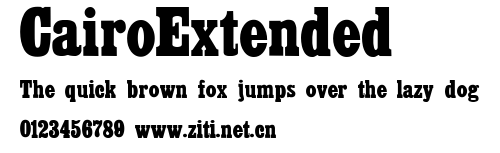 CairoExtended.ttf字體轉換器圖片