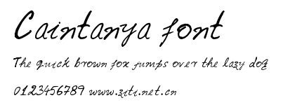Caintanya font.ttf字體轉換器圖片
