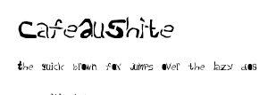 CafeAuShite.ttf字體轉換器圖片