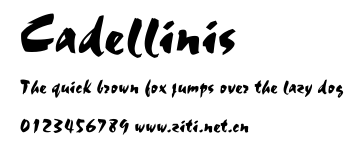 Cadellinis.ttf字體轉換器圖片
