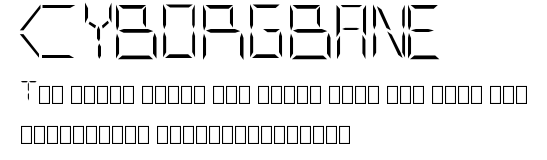CYBORGBANE.ttf字體轉換器圖片