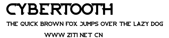 CYBERTOOTH.ttf字體轉換器圖片