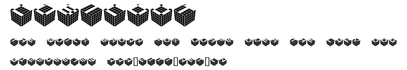 CUBICdot.ttf字體轉換器圖片