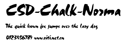 CSD-Chalk-Norma.ttf字體轉換器圖片