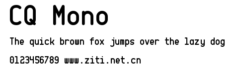 CQ Mono.otf字體轉換器圖片