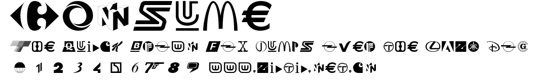 COnsume.ttf字體轉換器圖片