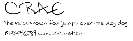 CRAE.ttf字體轉換器圖片