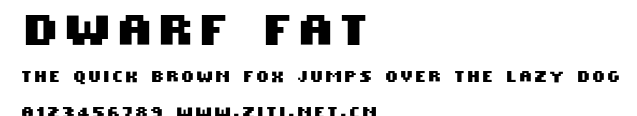 Dwarf Fat.otf字體轉換器圖片