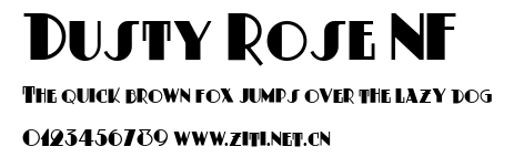 Dusty Rose NF.ttf字體轉換器圖片